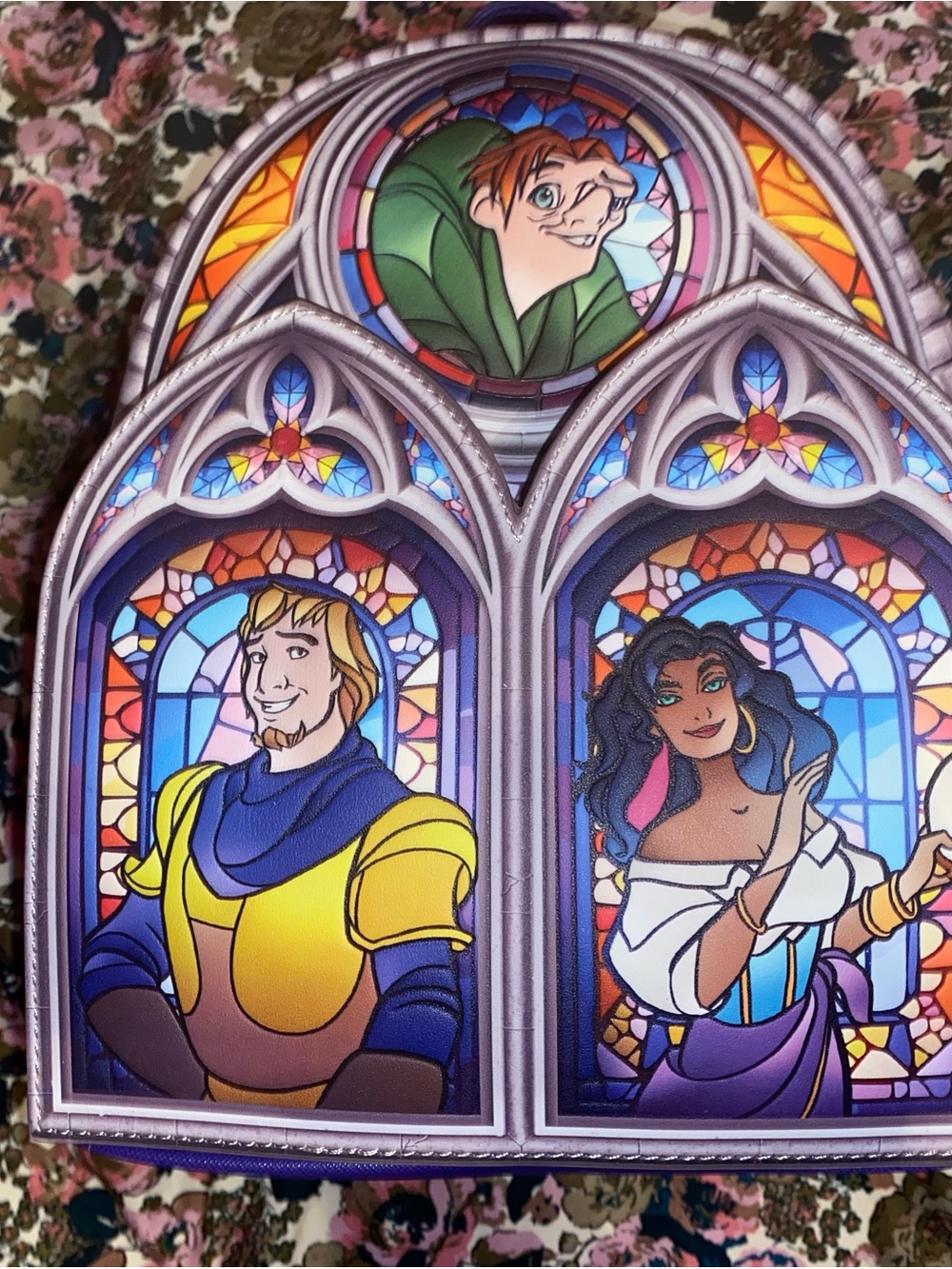 Disney Esmeralda & Phoebus Stained-Glass Cosmetic Bag - Multicolor